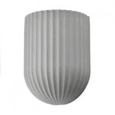 Γύψινη Απλίκα Τοίχου με ντουί GU10 230V Στρογγυλή Γκρι 43074-G